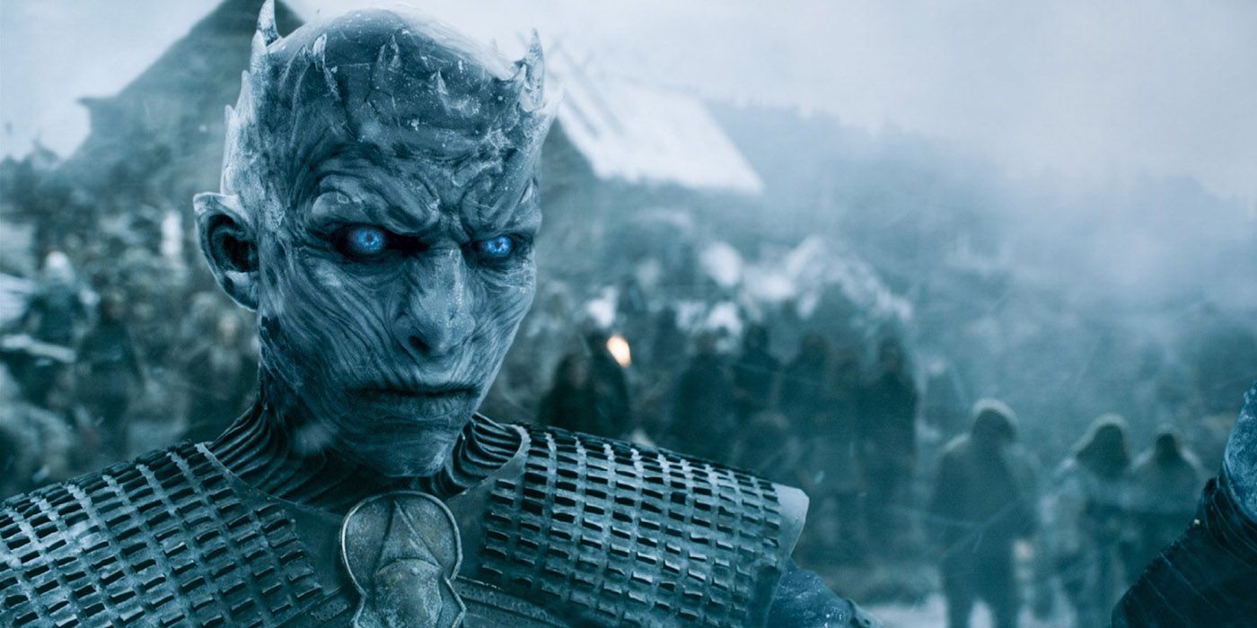Richard Brake as the Night King on Game of Thrones