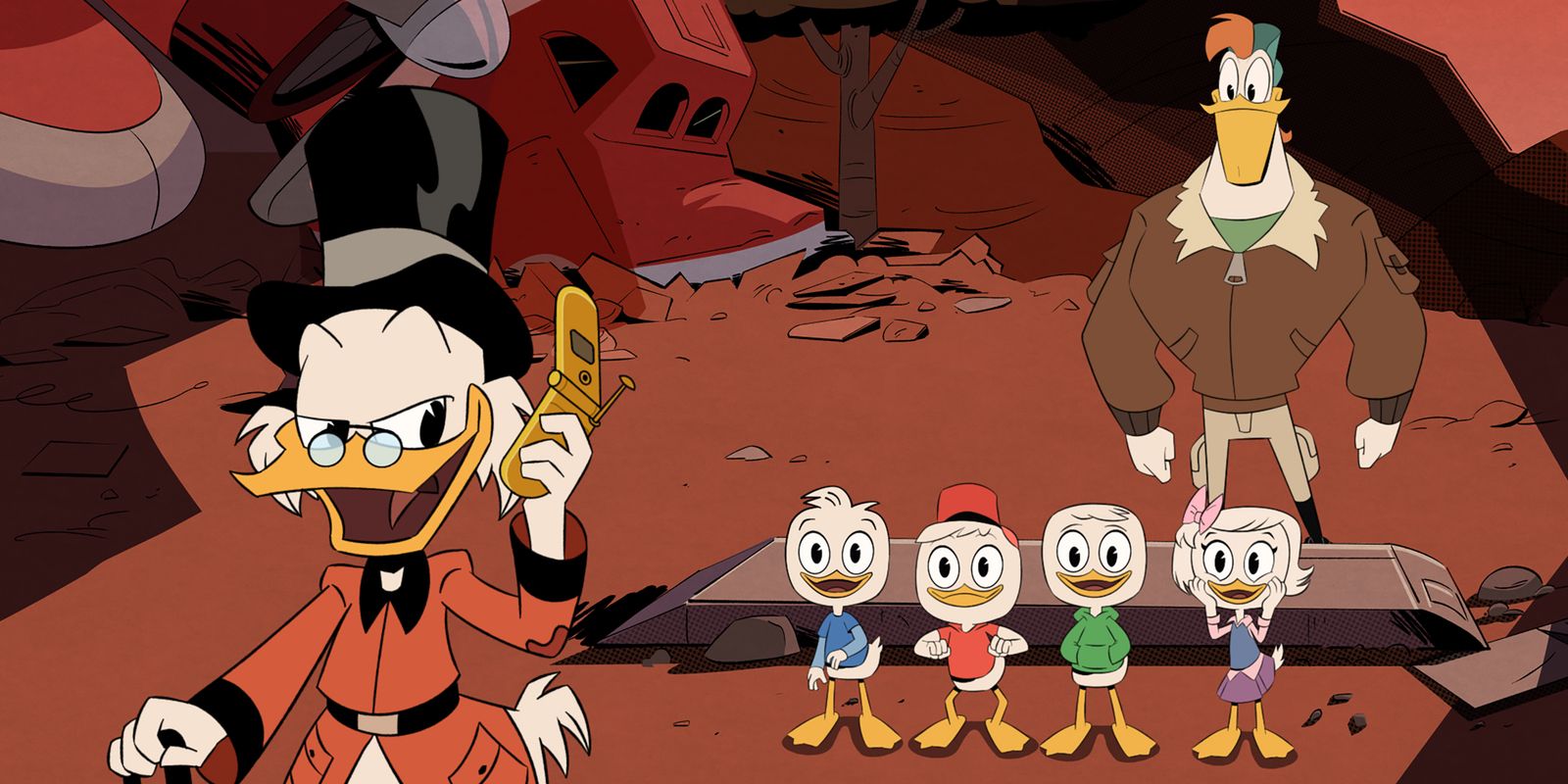 Scrooge Nephews Launchpad DuckTales