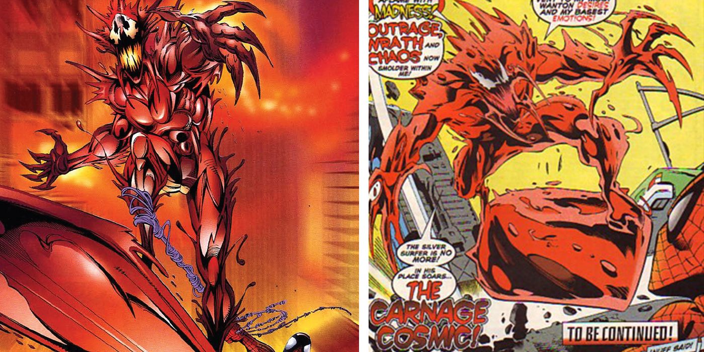 Silver Surfer bonds with Carnage - Carnage Cosmic