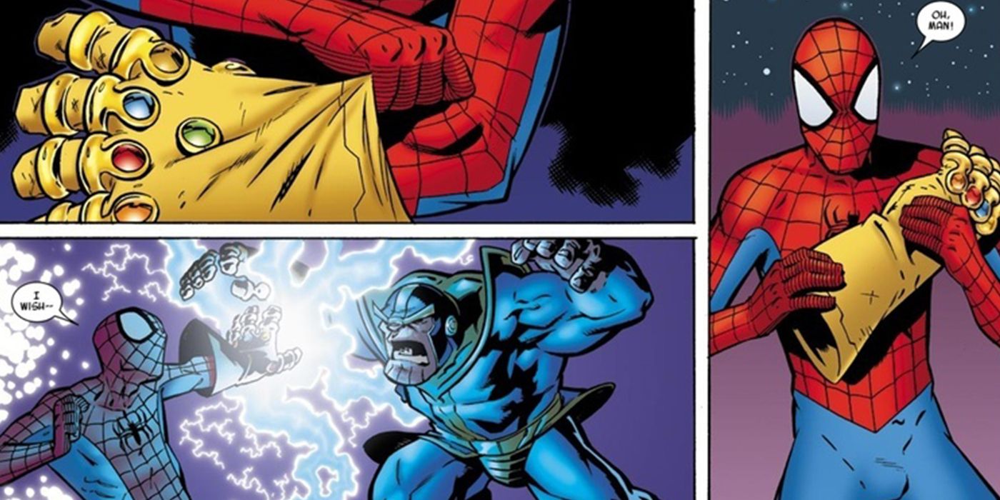 Spider-Man beats Thanos Infinity