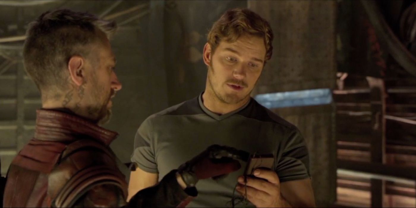 Star-Lord and His Zune in Guardians of the Galaxy 2