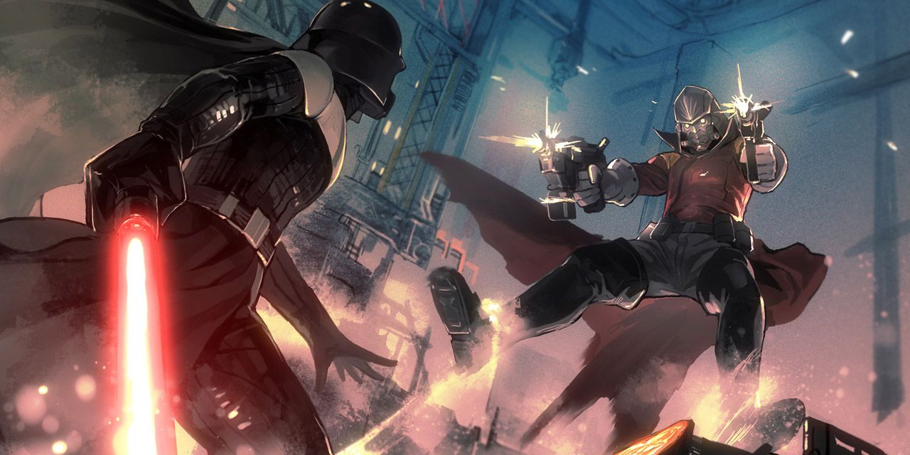 Star-Lord vs Star Wars Darth Vader