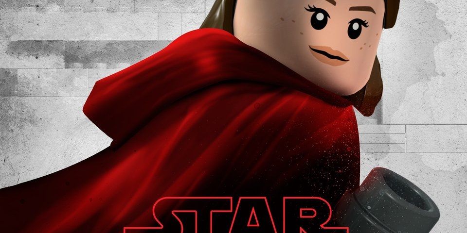 Star Wars Last Jedi LEGO Rey poster cropped