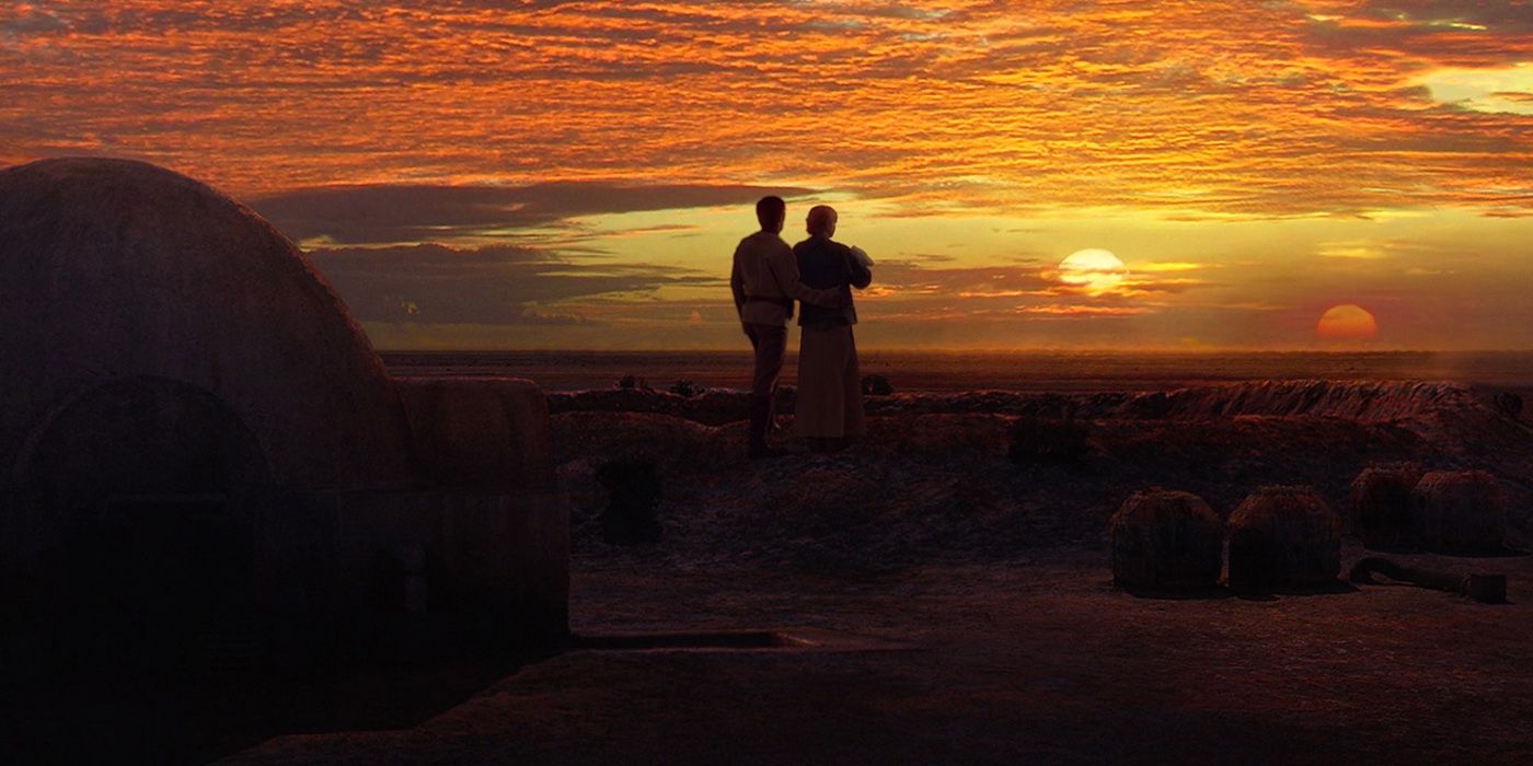 Star Wars Revenge of the Sith Ending Sunset