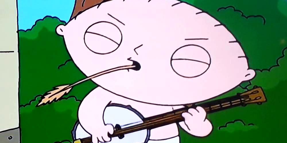Stewie Plays the Banjo