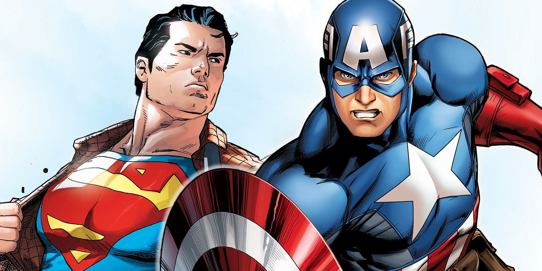 Privilegio Arrestar Anestésico Captain America & Superman Fan Art Gives Crossover Comic Fans Deserve