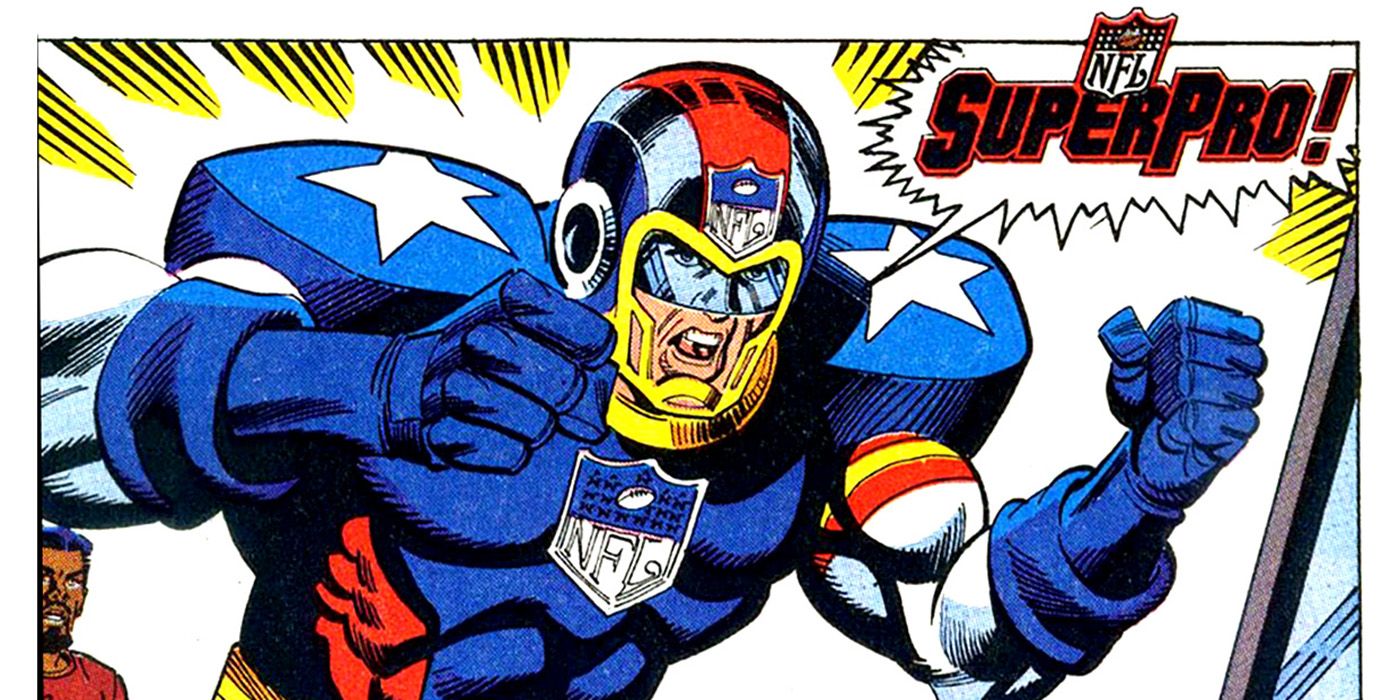 NFL Superpro aparece na Marvel Comics.