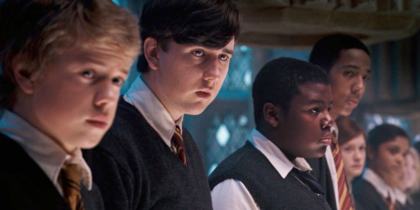 Zacharias Smith and Neville Longbottom in Harry Potter and the Order of the Phoenix