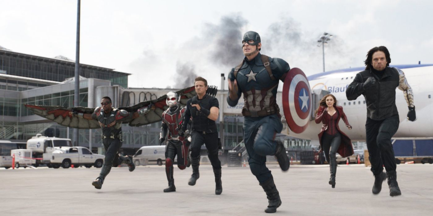 Captain America's team in Civil War