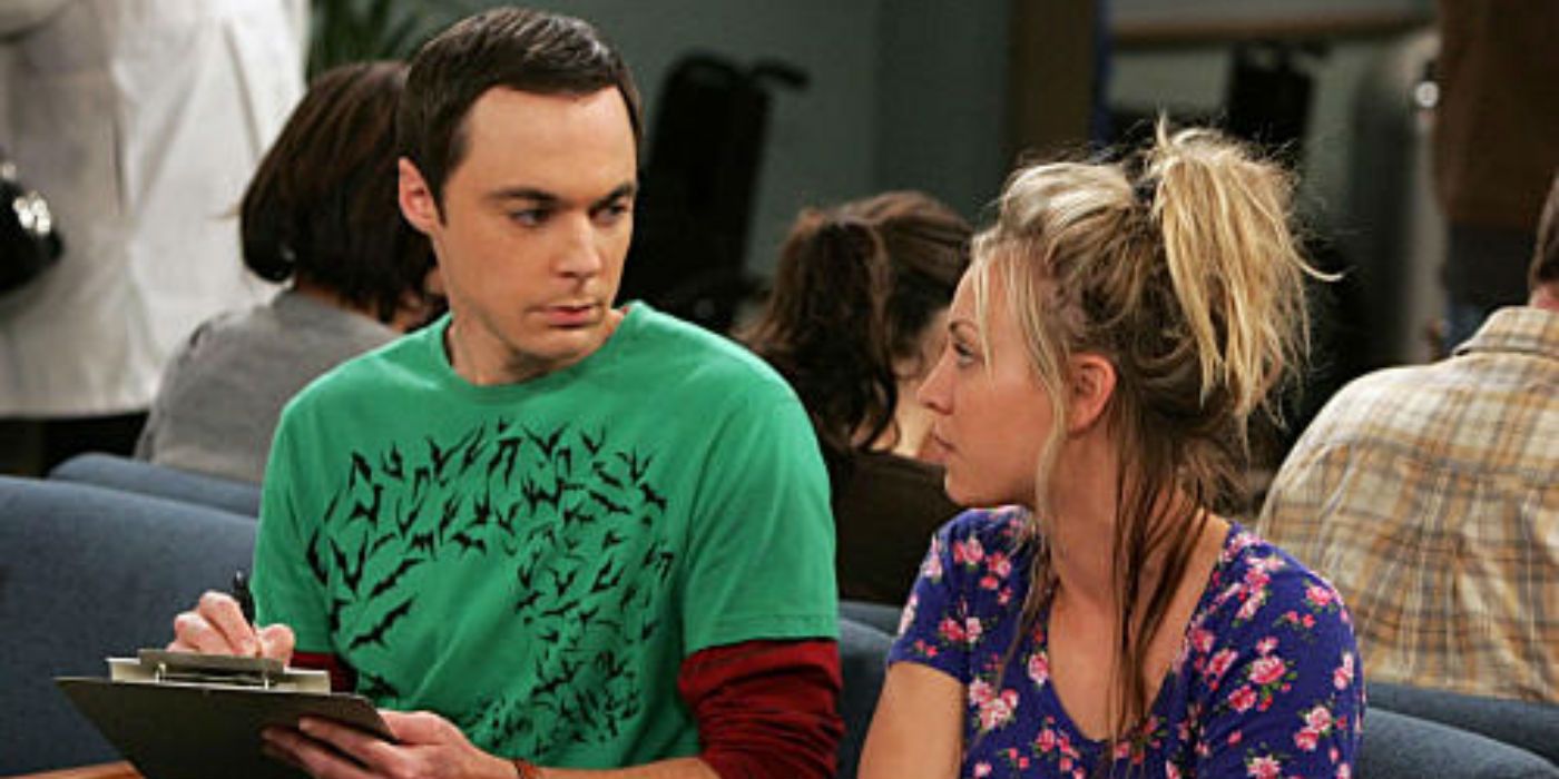 Sheldon and Penny in Big Bang Theory