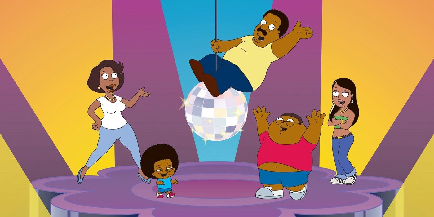 The Family dancing together in The Cleveland Show