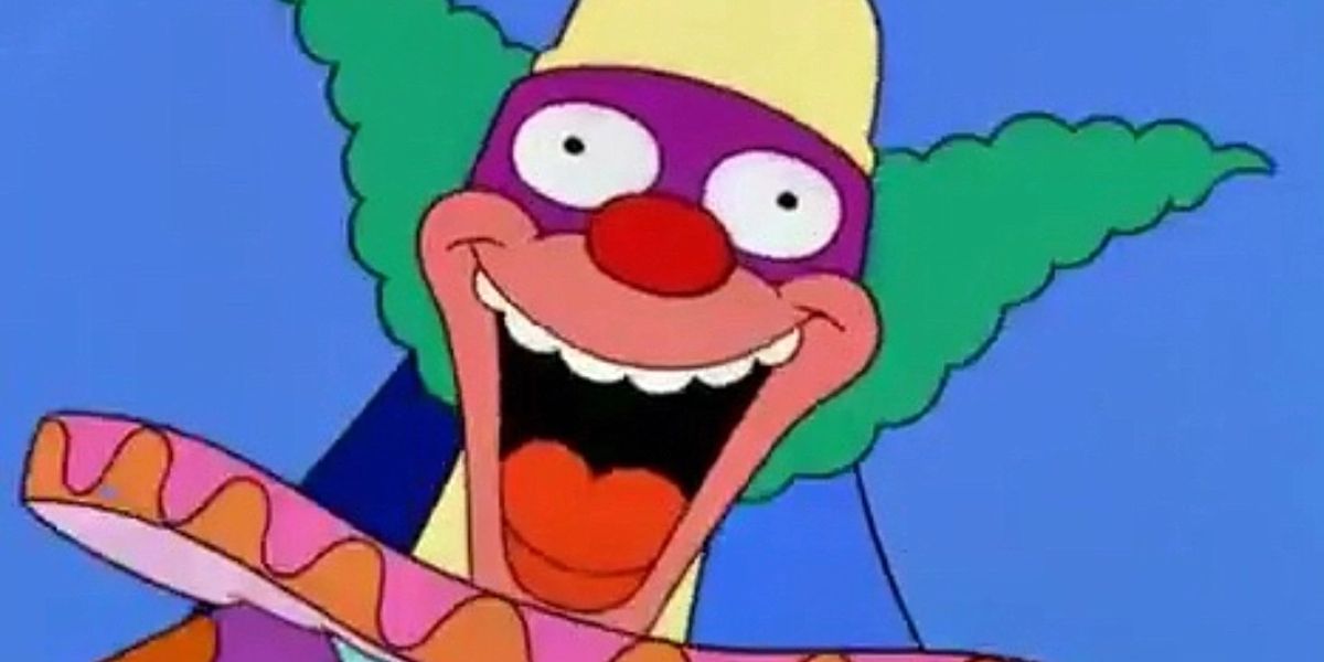 Krusty's appearance as villain Clownface in the '60s Batman TV show