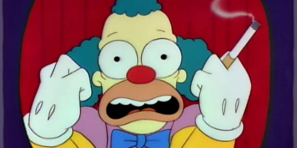Krusty loses his cool over a terrible Krusty Burger promotion