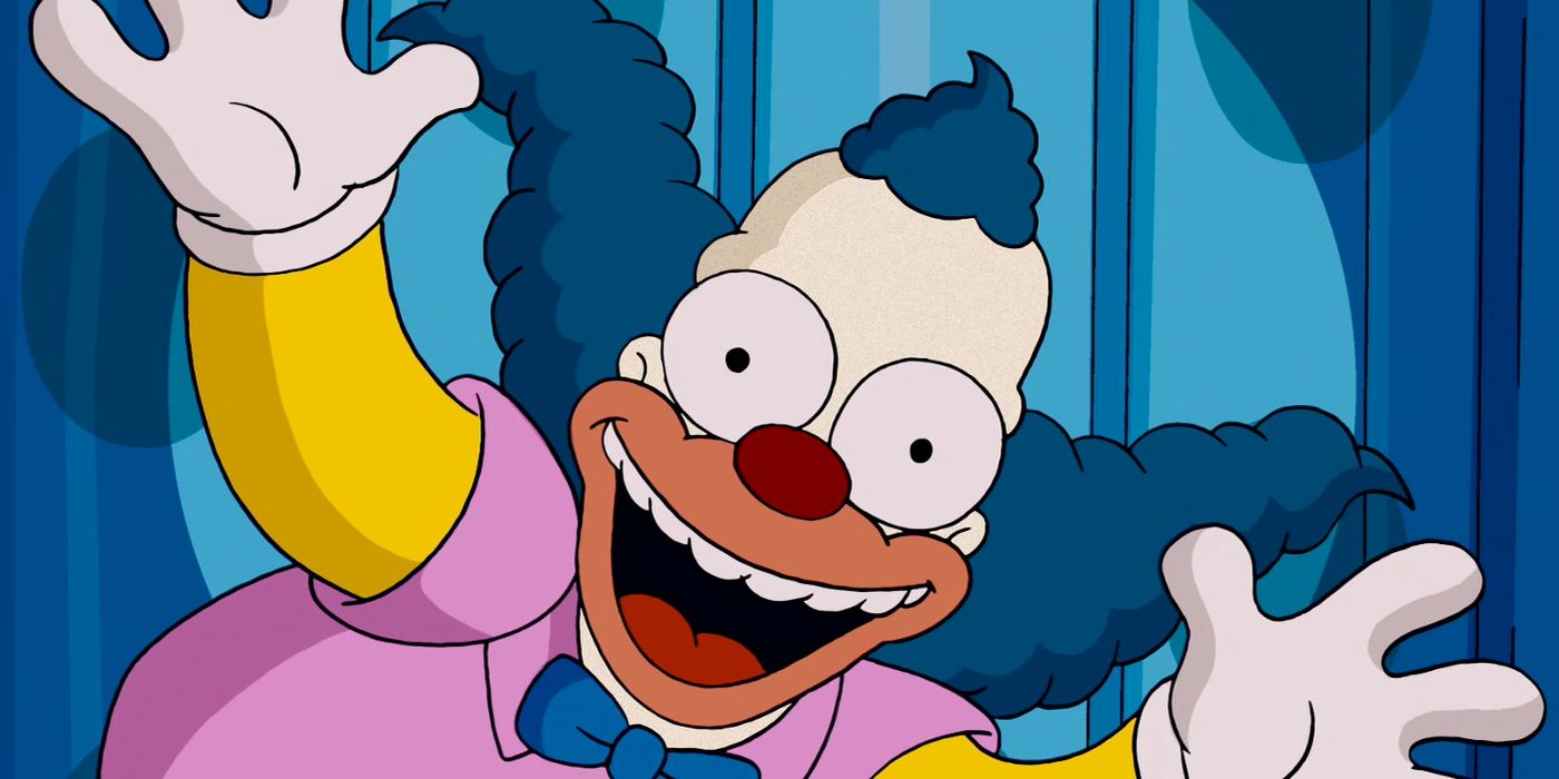 Krusty presenting The Krusty the Clown Show