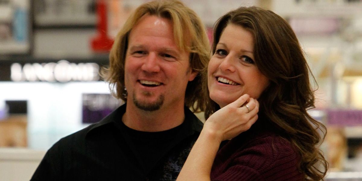 Kody and Robyn on Sister Wives smiling