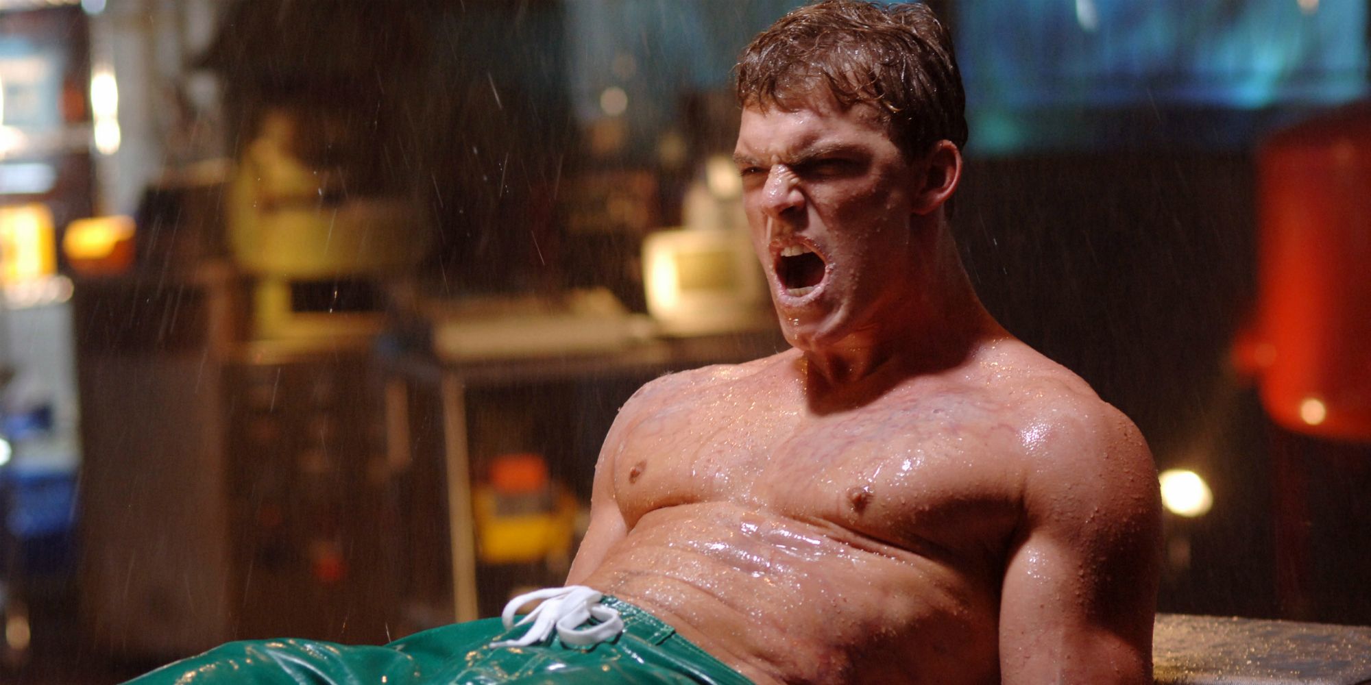 Aquaman struggles to breathe outside water in Smallville