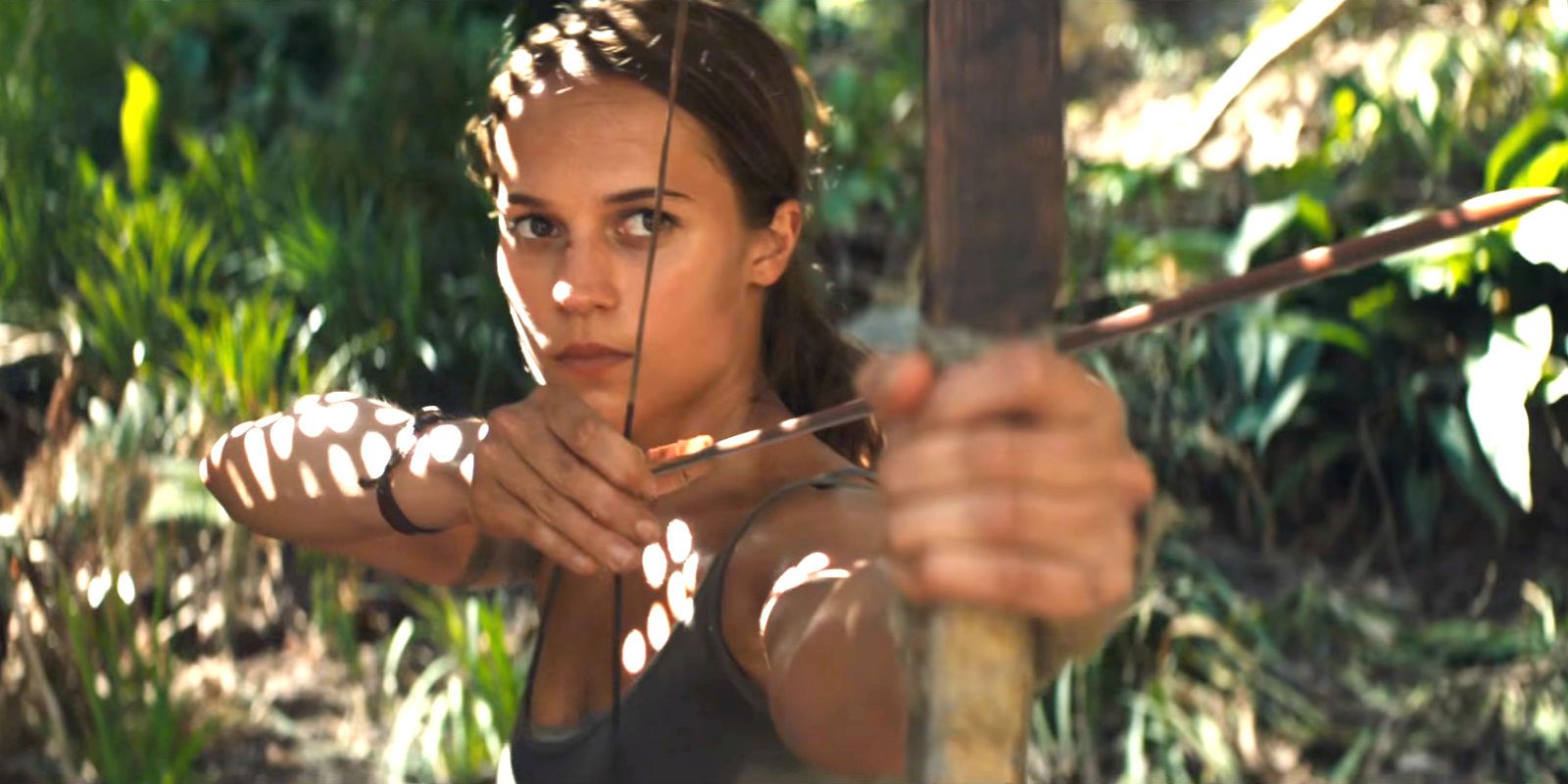 Alicia Vikander as Lara Croft in Tomb Raider