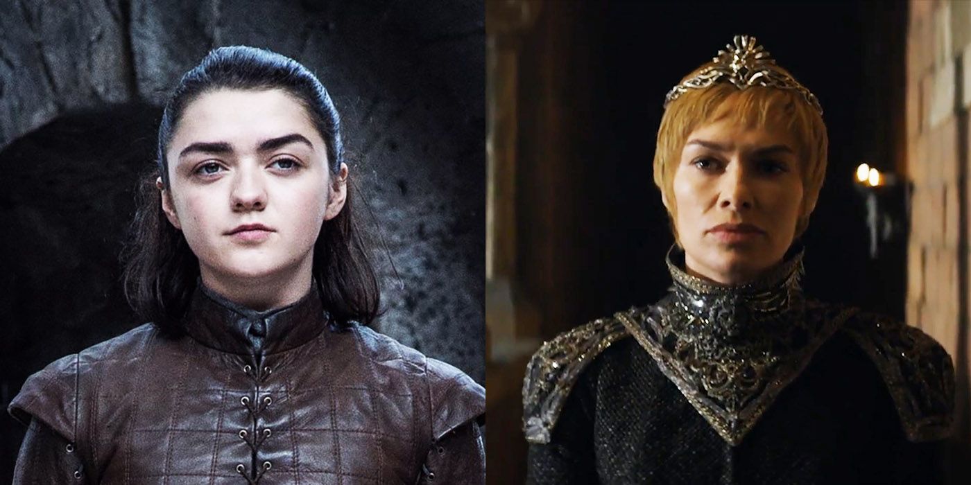 Arya Stark and Cersei Lannister from Game of Thrones