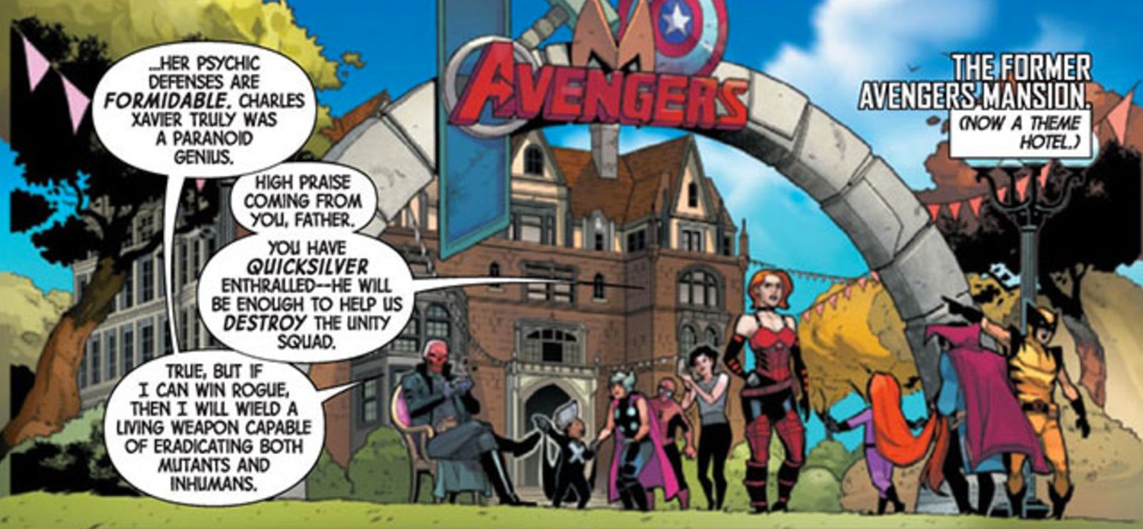 Avengers Mansion Was Converted Into A Theme Hotel In Uncanny Avengers 18