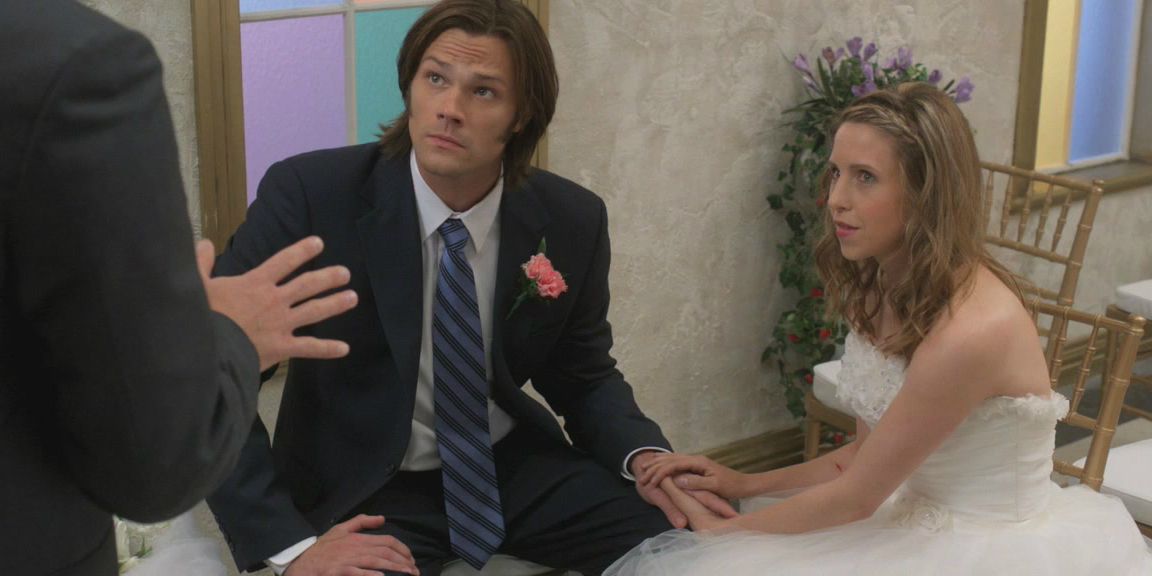 Dean finds Sam and Becky getting married in Supernatural