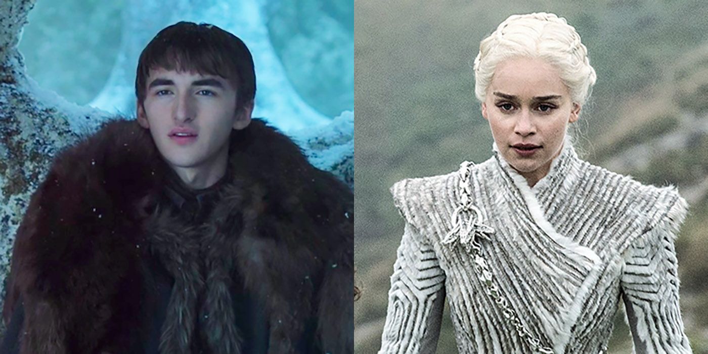 Bran Stark and Daenerys Targaryen from Game of Thrones