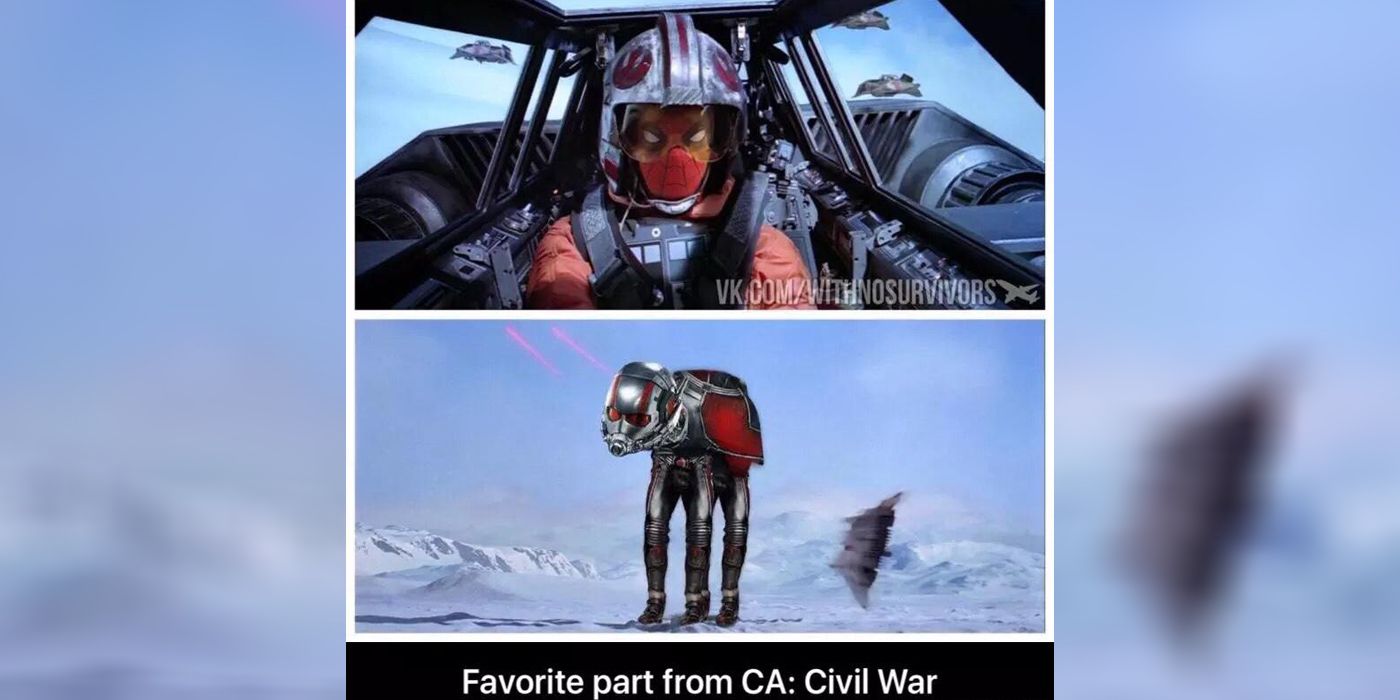 Captain America Civil War Ant-Man Star Wars Spider-Man meme