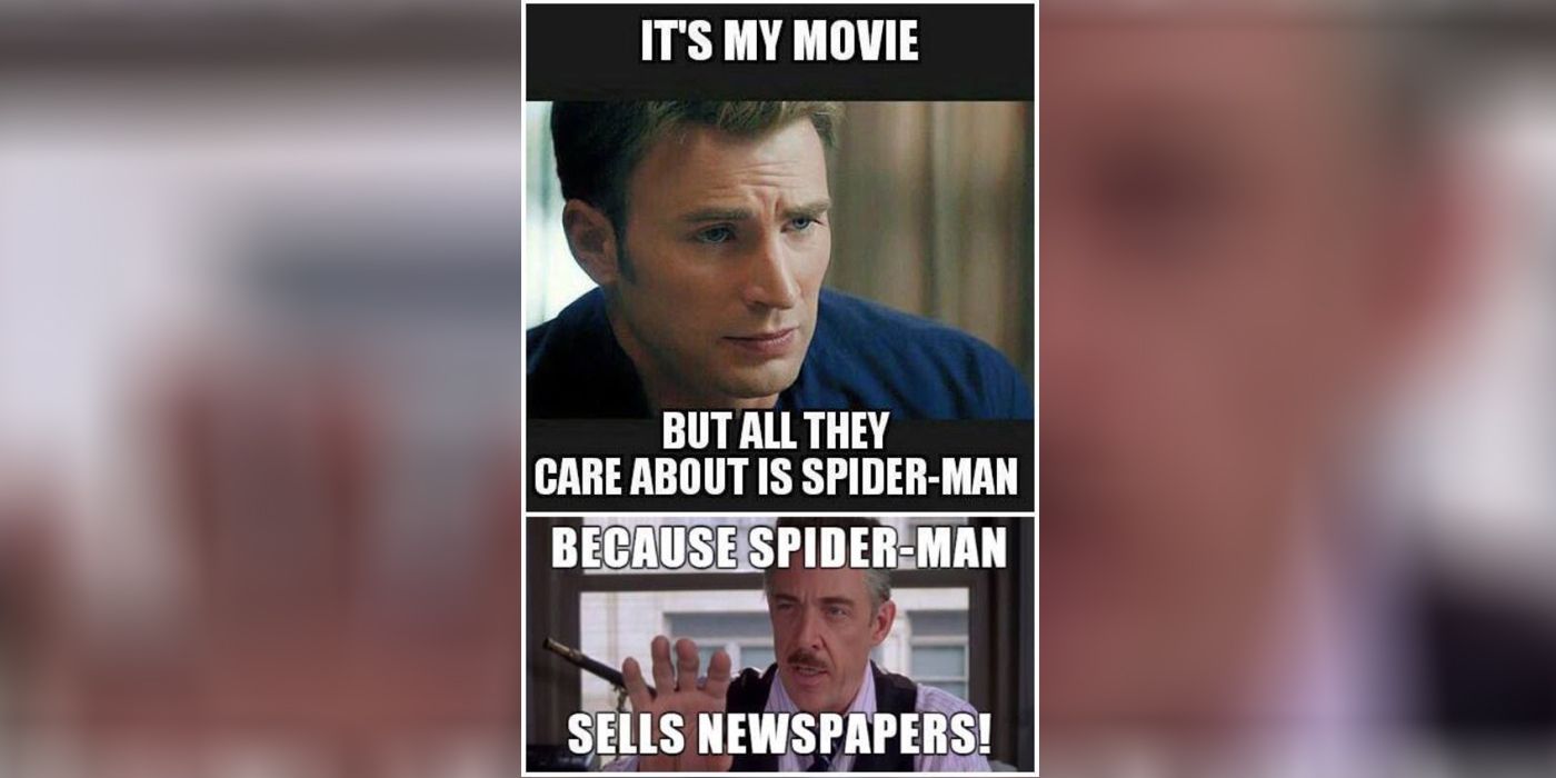 Captain America Civil War J Jonah Jameson Spider-Man meme