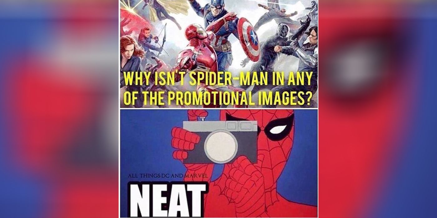 Captain America Civil War Spider-Man meme