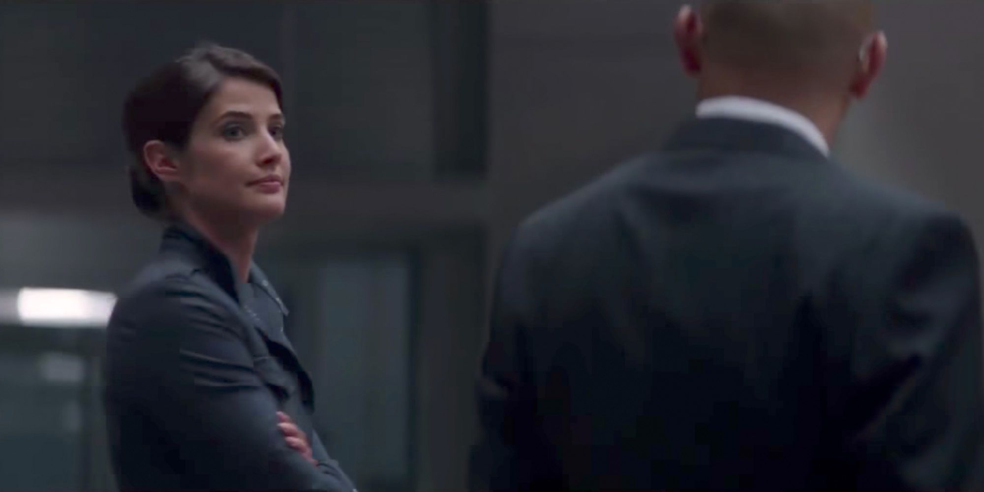 Maria Hill speaks with Jasper Sitwell in a deleted scene from Captain America The Winter Soldier