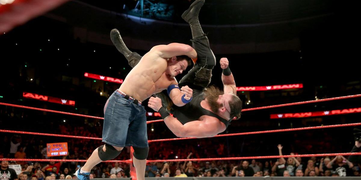 Cena Vs Strowman WWE Raw