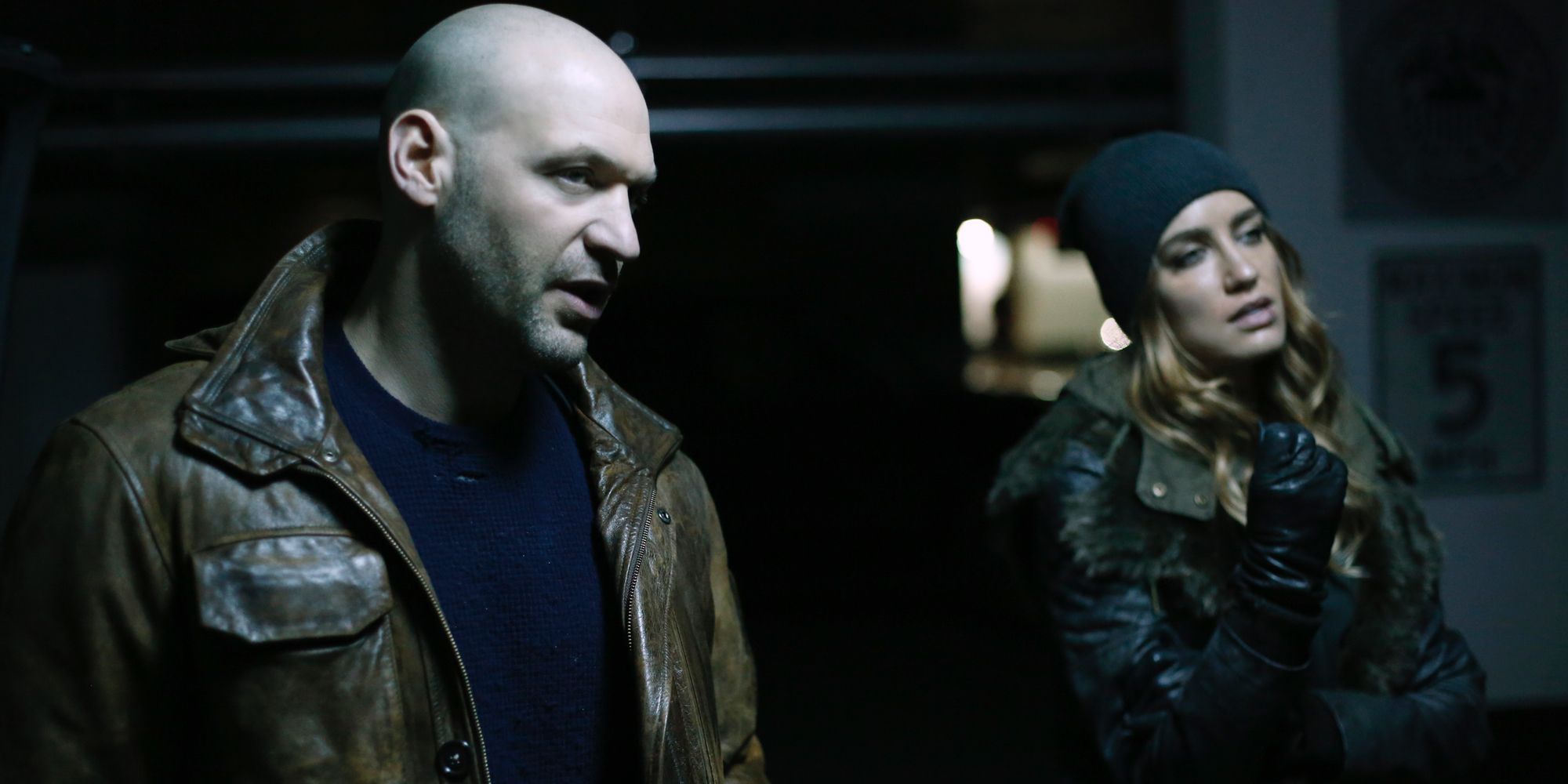 Corey Stoll and Ruta Gedmintas in The Strain Series Finale