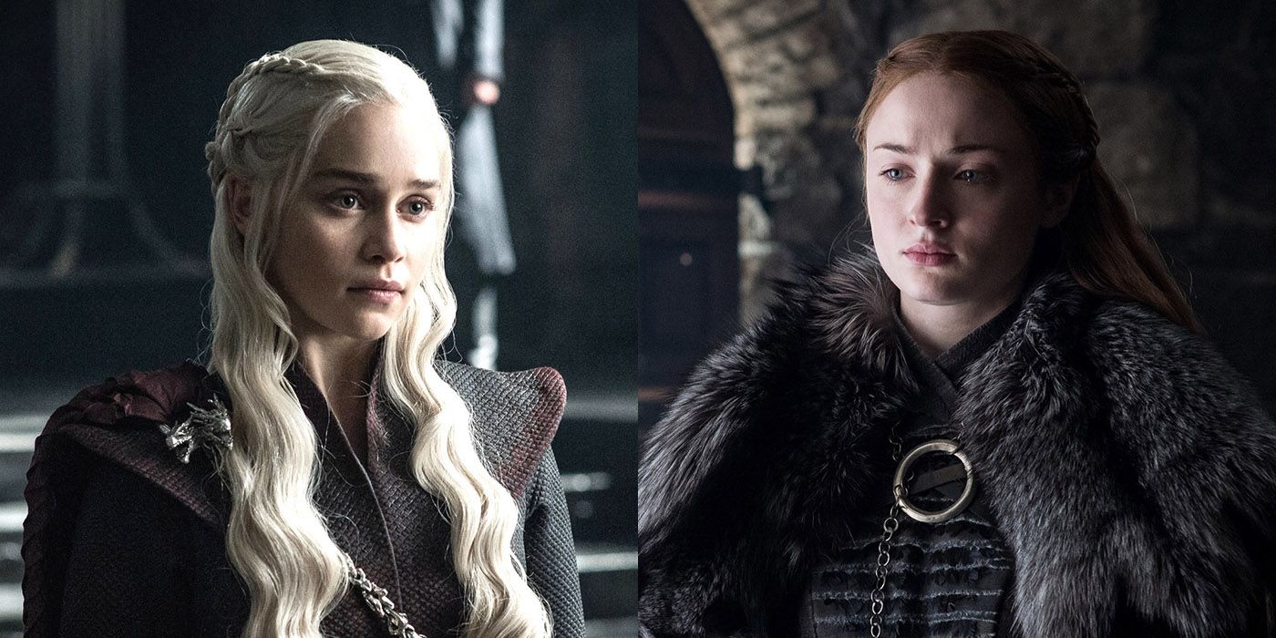 Daenerys Targaryen and Sansa Stark from Game of Thrones