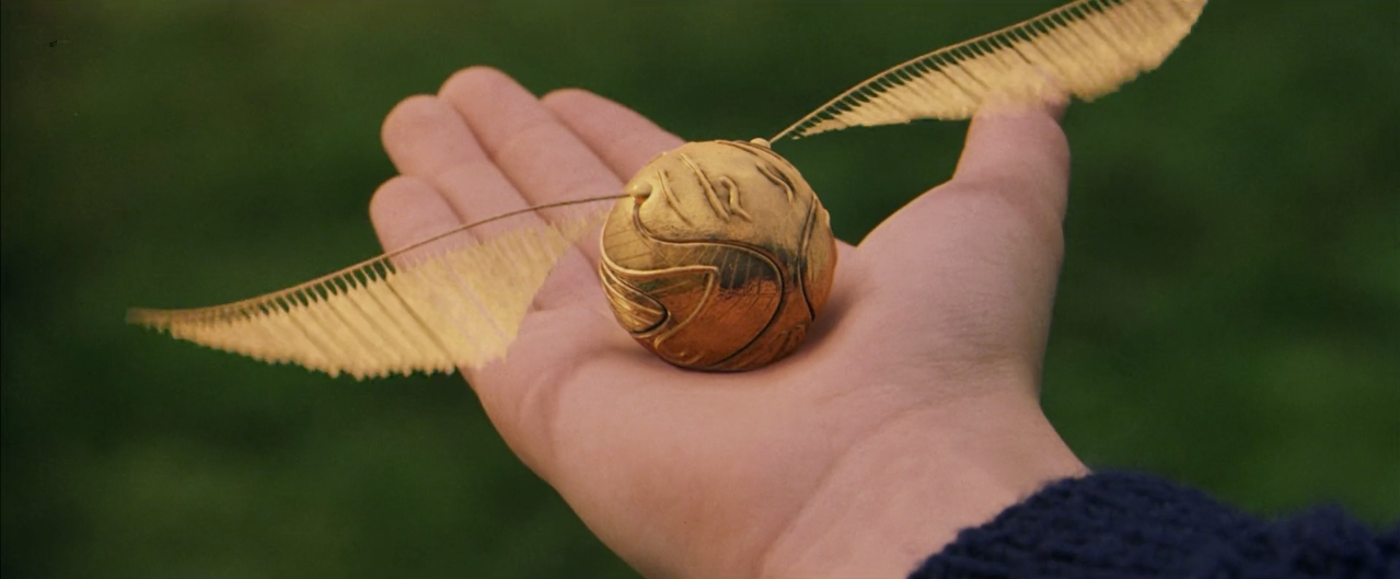 Daniel Radcliffe in Harry Potter and the Sorcerers Stone Golden Snitch