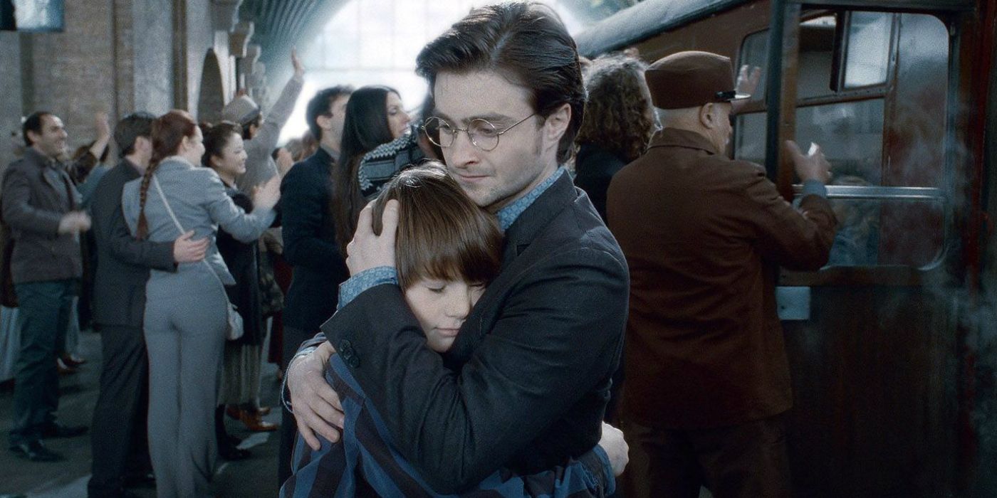 Daniel Radcliffe in the Epilogue of Harry Potter and the Deathly Hallows