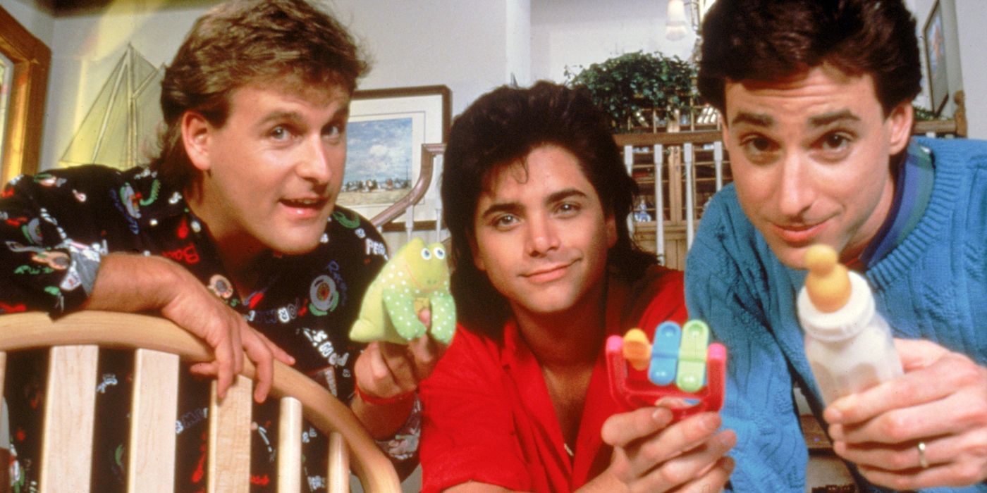 Dave Coulier John Stamos and Bob Saget in Full House
