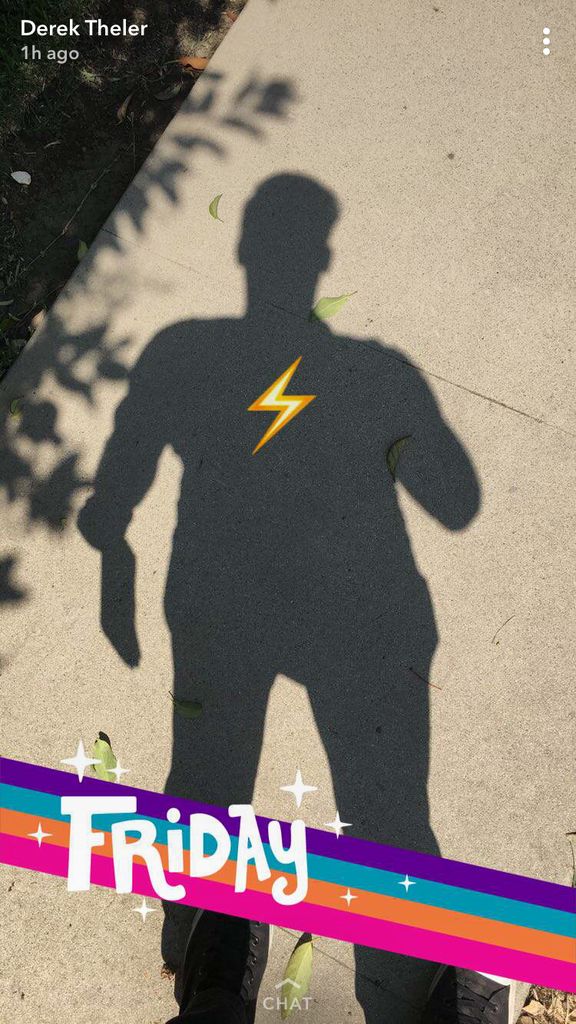 Derek Theler Shazam audition tease snapchat