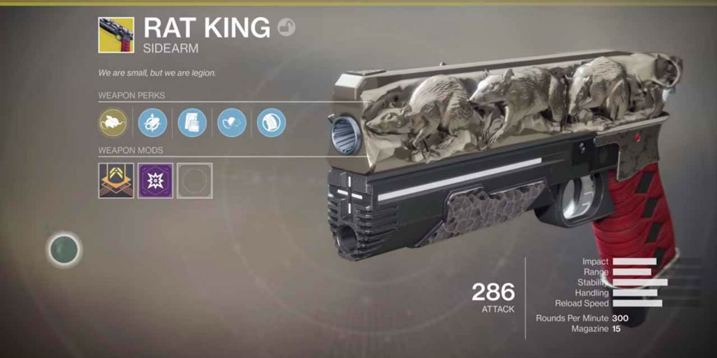 Destiny 2 Best Exotic Weapons Rat King