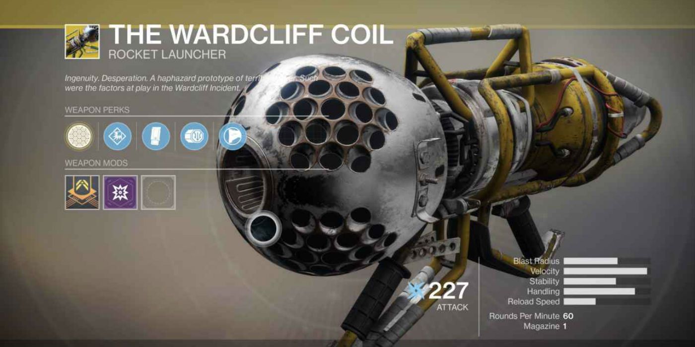 Destiny 2 Best Exotic Weapons The Wardcliffe Coil