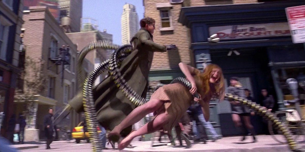 Doc Ock kidnaps Mary Jane Spider-Man 2