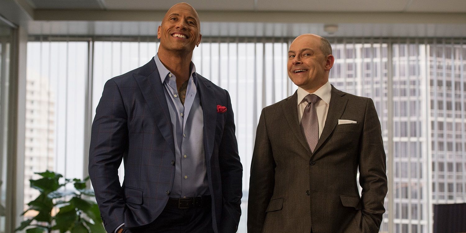 Dwyane Johnson and Rob Corddry as Spencer and Joe in Ballers season 3 finale