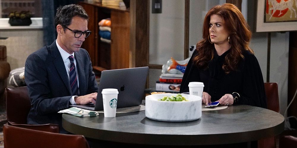 Eric McCormack and Debra Messing in Will and Grace