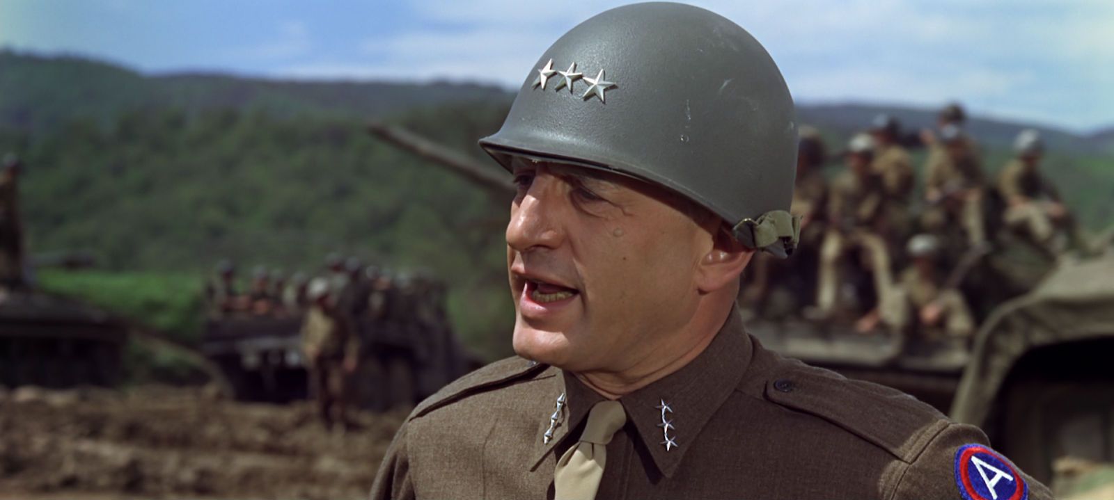George C Scott as General Patton in Patton