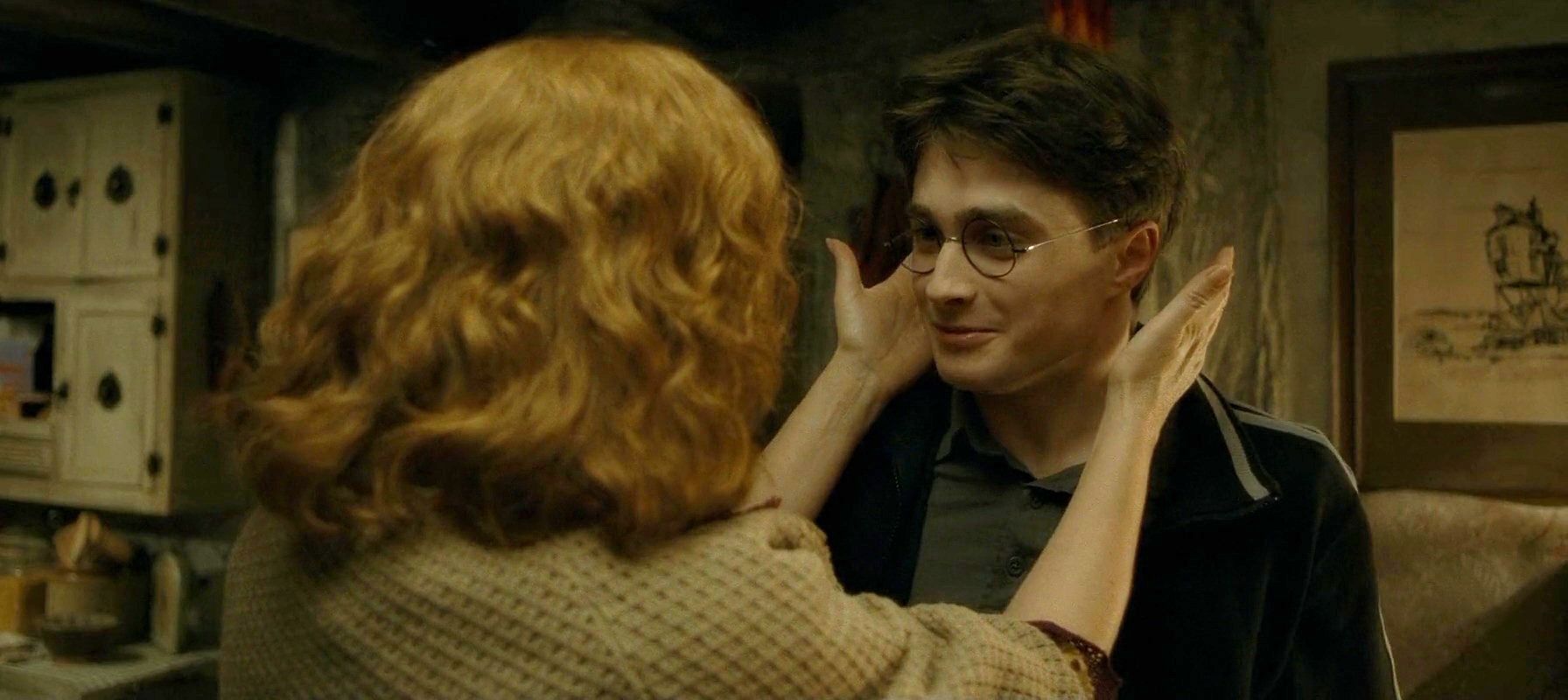 Harry Potter and Molly Weasley in Harry Potter and the Half Blood Prince