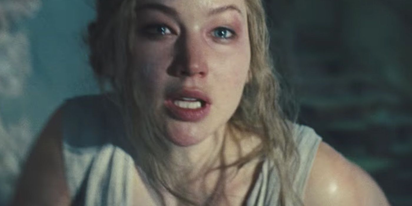 Jennifer Lawrence Crying in Mother