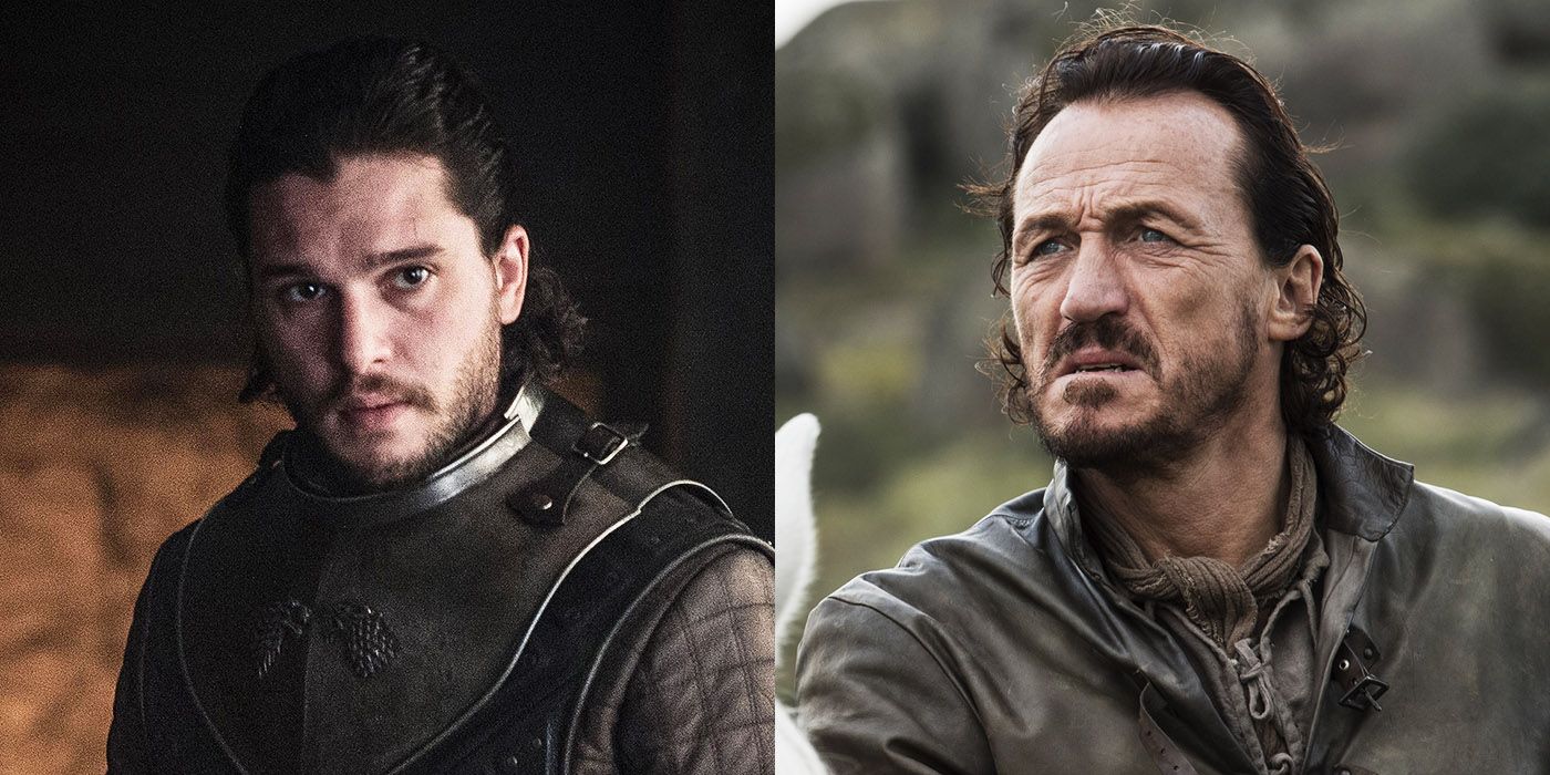 Jon Snow and Bronn from Game of Thrones