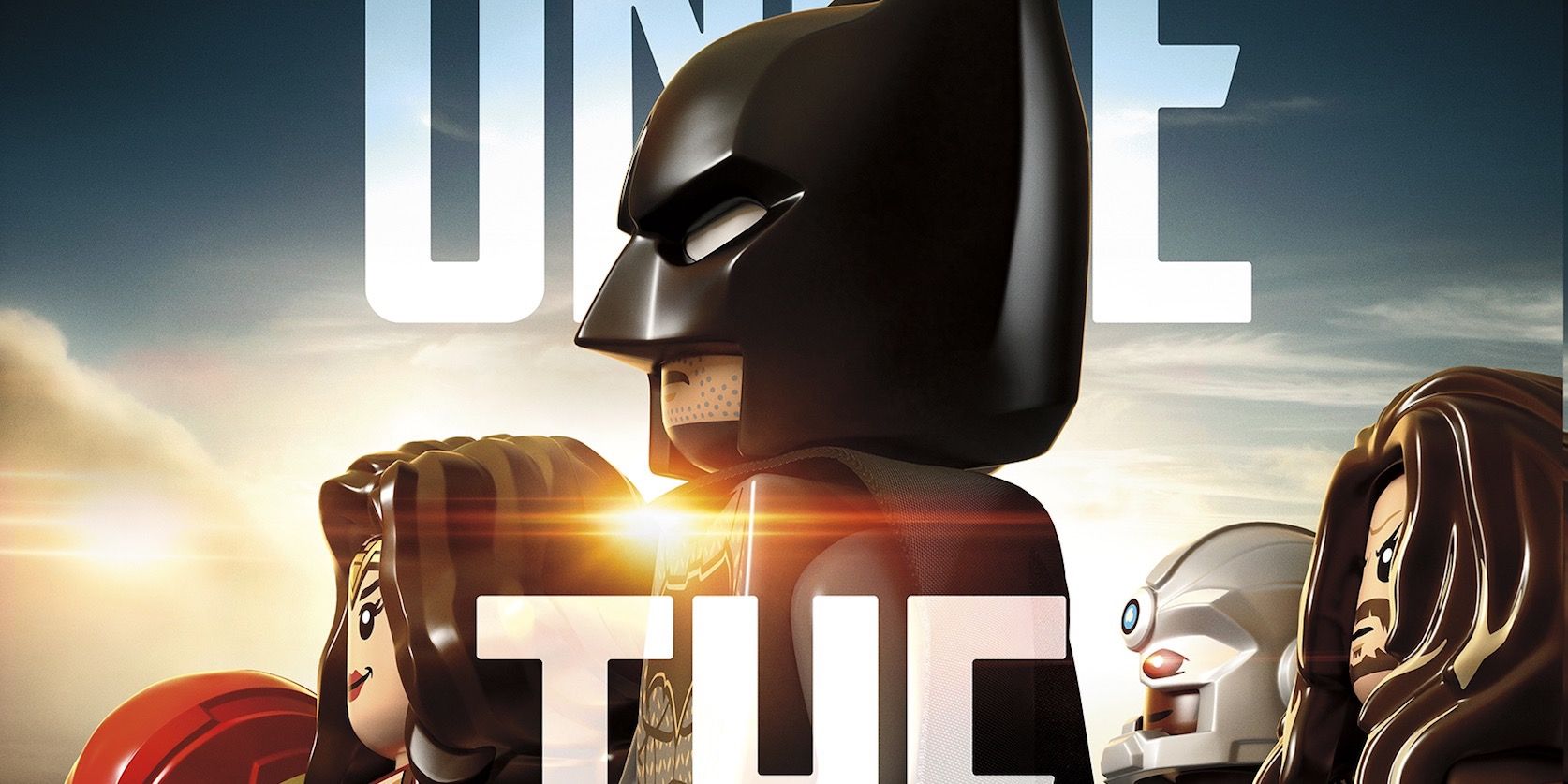 Justice League Unite the League Poster LEGO Cropped