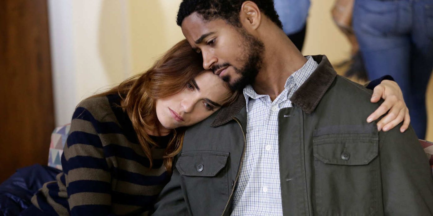 Karla Souza and Alfred Enoch as Laurel Castillo and Wes Gibbins in How To Get Away With Murder