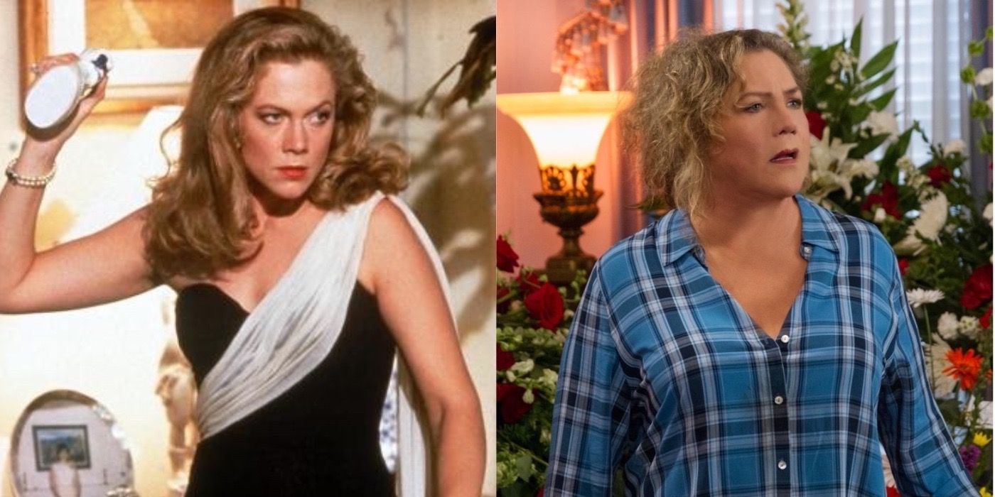 Kathleen Turner then and now.