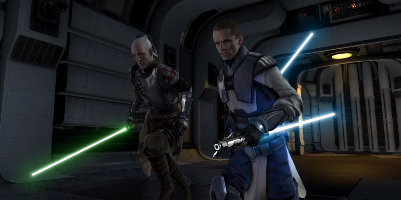 Kota and Starkiller in Star Wars The Force Unleashed