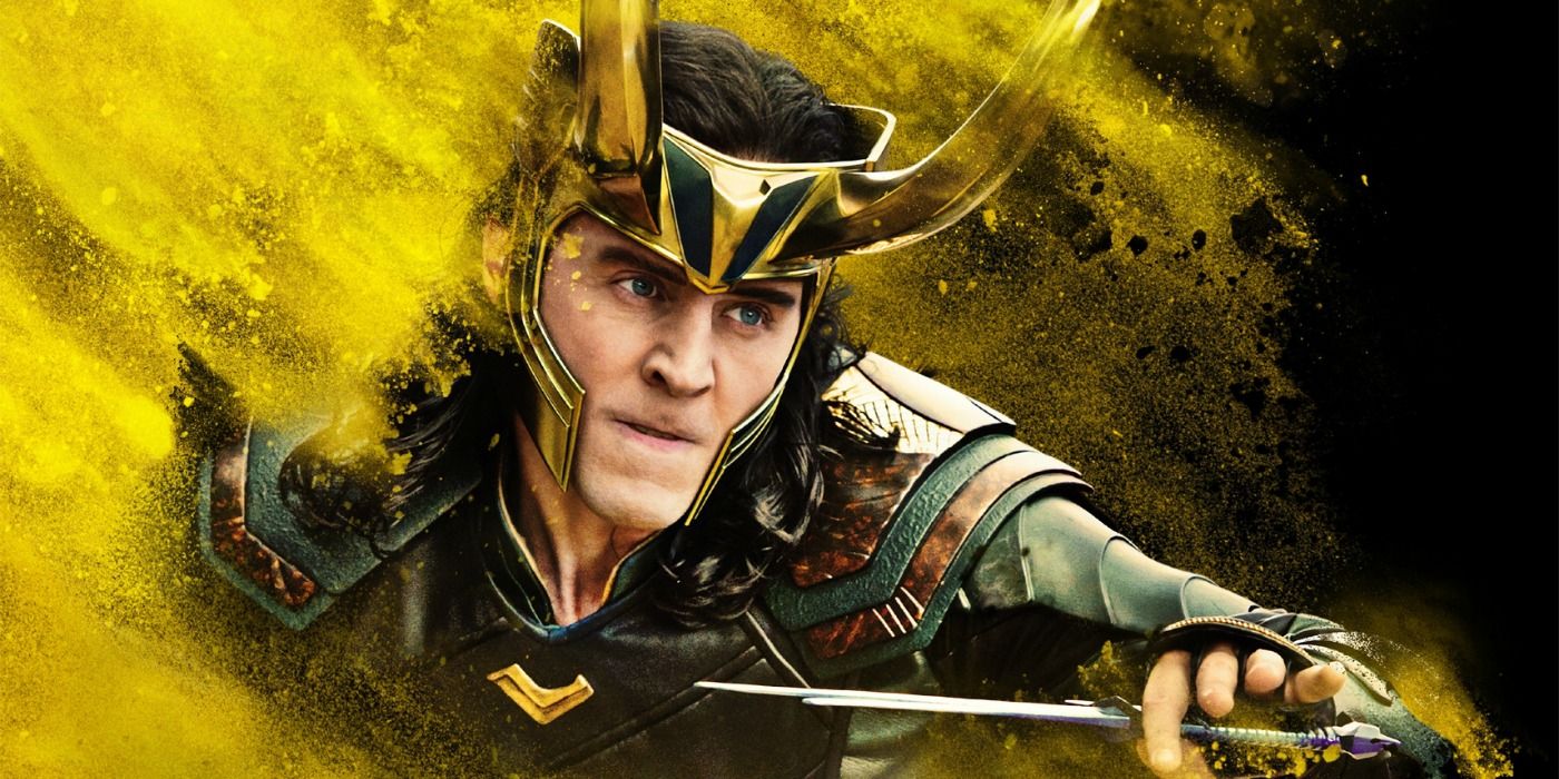 Thor Ragnarok Loki Poster Yellow